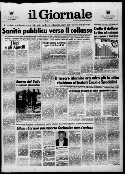 Il giornale : quotidiano del mattino